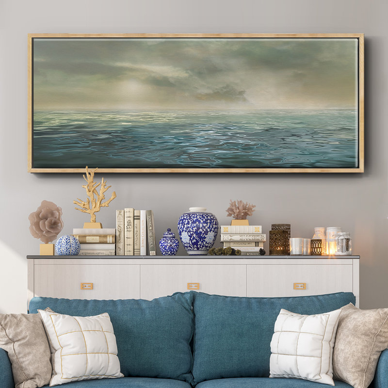 «Foggy Morning» - toile encadrée, H 24 po x l 60 po