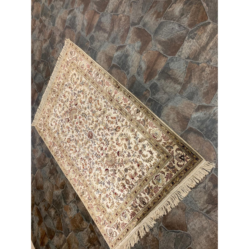 4? x 6? Tapis en soie fait à la main