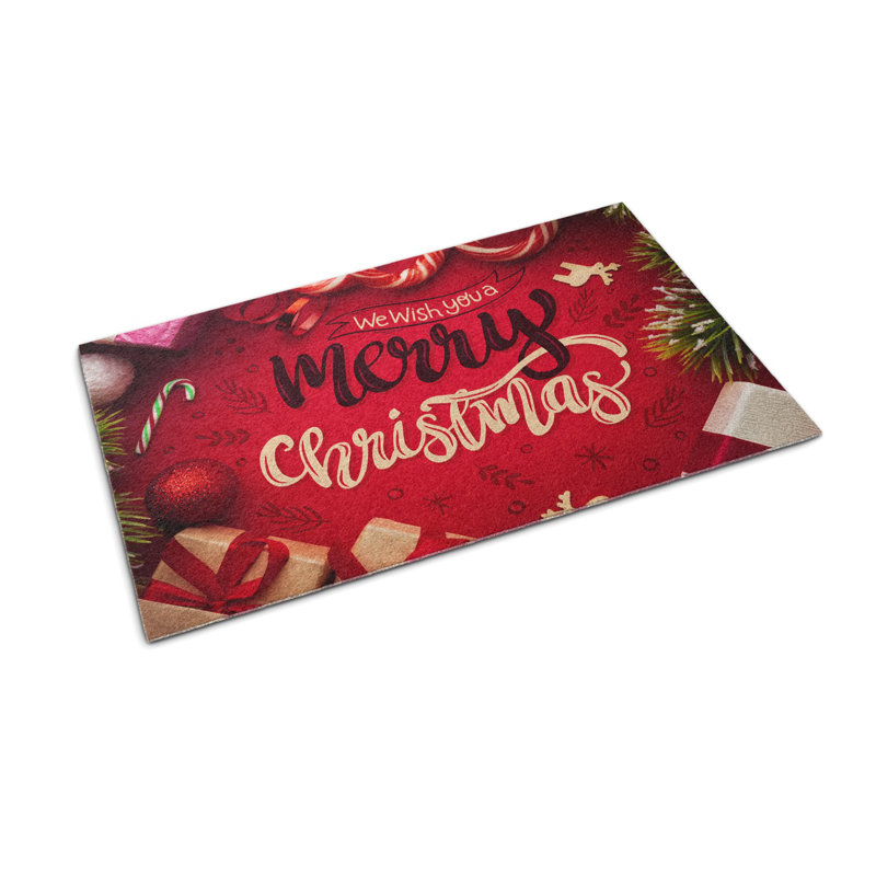 Non-Slip Christmas Outdoor Doormat, W39 x L59 cm