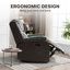 Fauteuil inclinable manuel en similicuir respirant Tachara-109185401