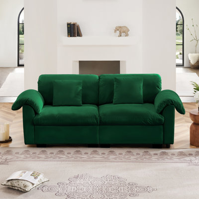 Channing Fabric Upholstered 2-Seater Sofa