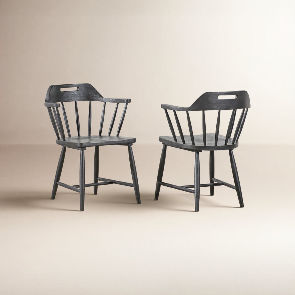 Country Living Windsor Arm Chair 2, Black