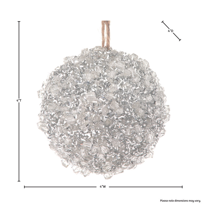 Ornement boule, Argent argent