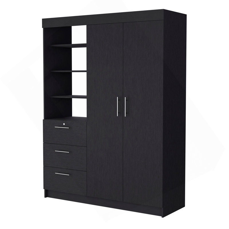 Armoire 3 tiroirs Wenge, Wengé