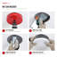 Luminaire encastré à DEL de 10 cm (4 po) à changement de couleur avec veilleuse RVB, contrôle intelligent, variateur sans boîtier avec boîte de jonction, 2700 K à 6500 K, bordure à déflecteur-136061907
