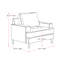 Fauteuil capitonné l 37 po-1575492127