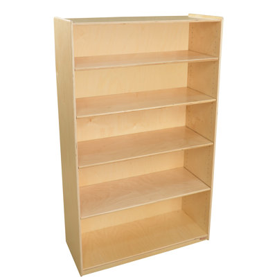Bookshelf with Adjustable Shelves, 49"H
