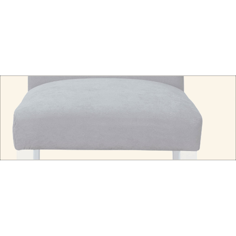 ARIYA GREY BAR STOOLS (KIT OF 2), 2, Gray Seat/White Frame