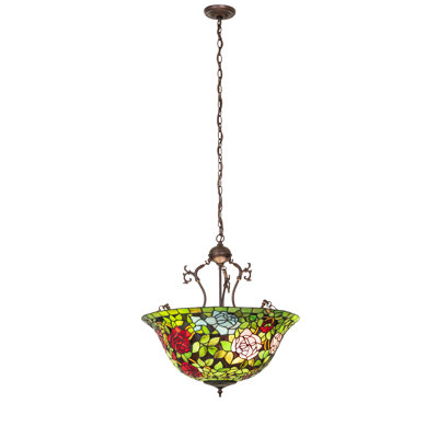Luminaire suspendu bol 6 lumières Amiko