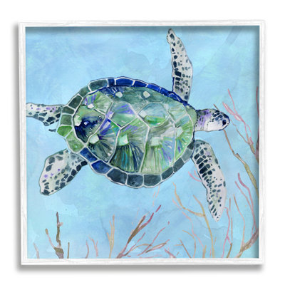 " Speckled Sea Tortoise Deep Sea Aquatic Animal "