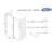 Nautis GS 74" Hinged Frameless Shower Door-15205982