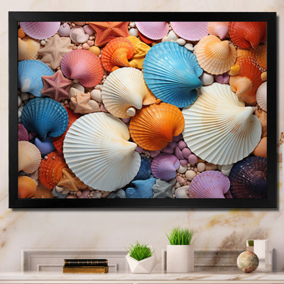Coquillages colorés pointillistes II