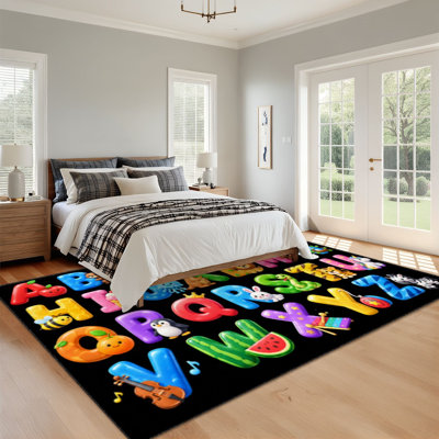 Faux Fur Abstract Rug