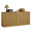 modern wavy sideboard, curved contour design storage cabinet-1734302391-1734302386