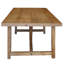 Table de salle à manger de style campagne moderne fabriquée à la main