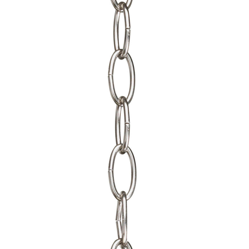 10 pi de chaîne de calibre 9, Nickel brossé