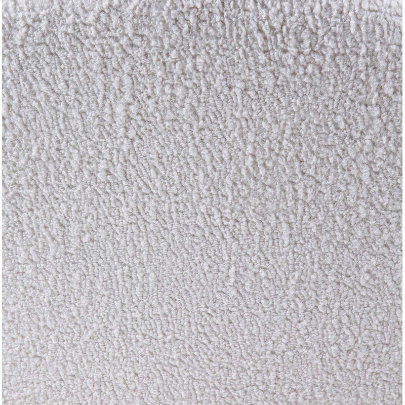 Fauteuil d'appoint Yedaid avec pivot, Blanc