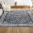 Arignote Modern Persian Floral Gray/Cream Rug-247616265