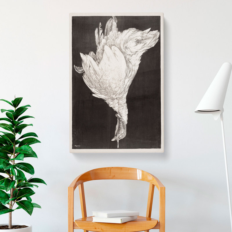 Dead Chicken by Theo Van Hoytema - Wrapped Canvas Painting, 76cm H x 50cm W x 3cm D