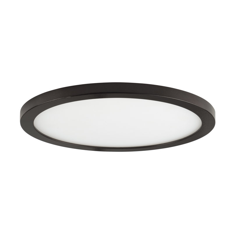 Demari Acrylic LED Flushmount, Bronze