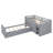 L-Shaped  Space-Saving Twin Loft And  Twin  Platform Bed With 7 Drawers And Full Guardrails(GRAY)