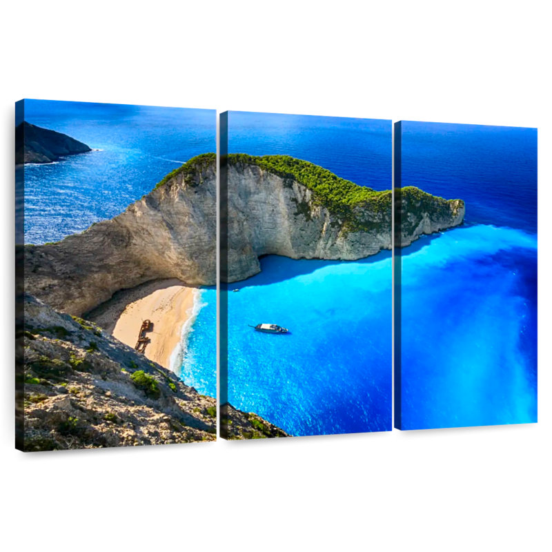 Navagio Gillard, Grèce, H 20 po x l 33 po