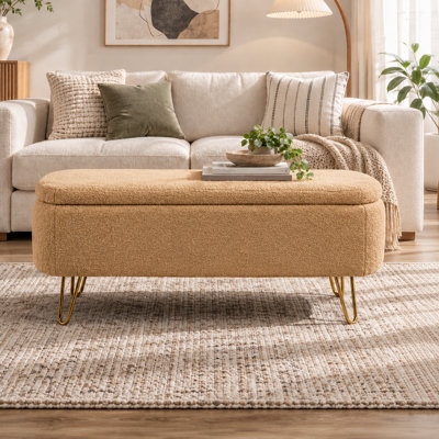 Banc de rangement avec repose-pieds Toleen 