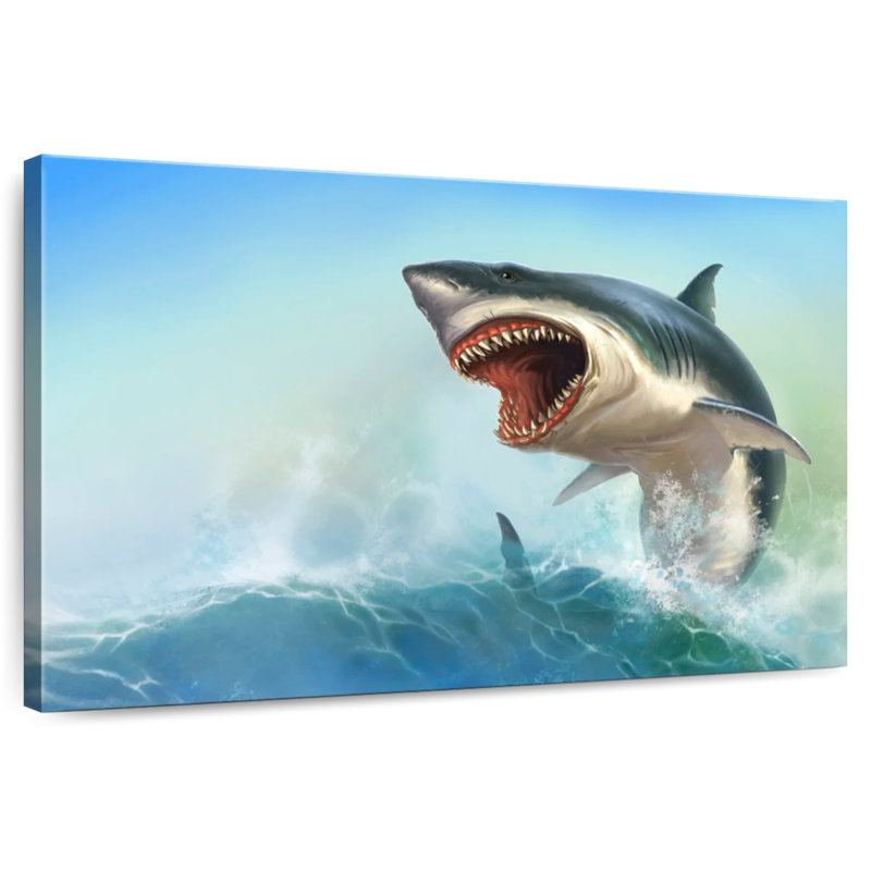 Crowle Scary Shark, 32" H x 48" W