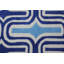 Tapis bleu touffeté à la main Tribeca