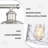 5-Light Bathroom Vanity Light With Clear Hammered Glass-1639079734
