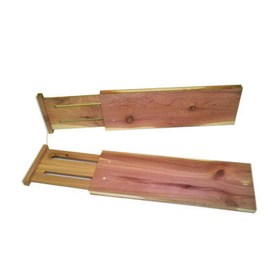 Cedar 0.7" H x 17" W x 4" D Multi-Purpose Drawer Organizer