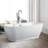 59" x 30" Freestanding Soaking Acrylic Bathtub
