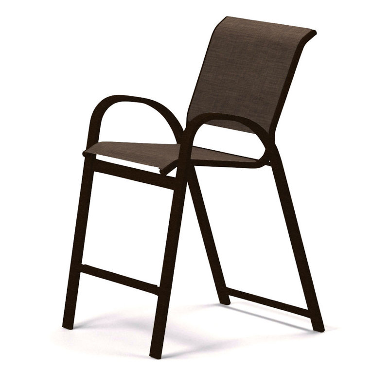 Tabouret de bar 42 po Holna, Moka Sunbrella®, Kona texturé