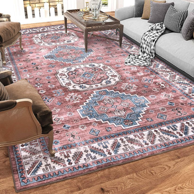 Machine Printed Area Rug