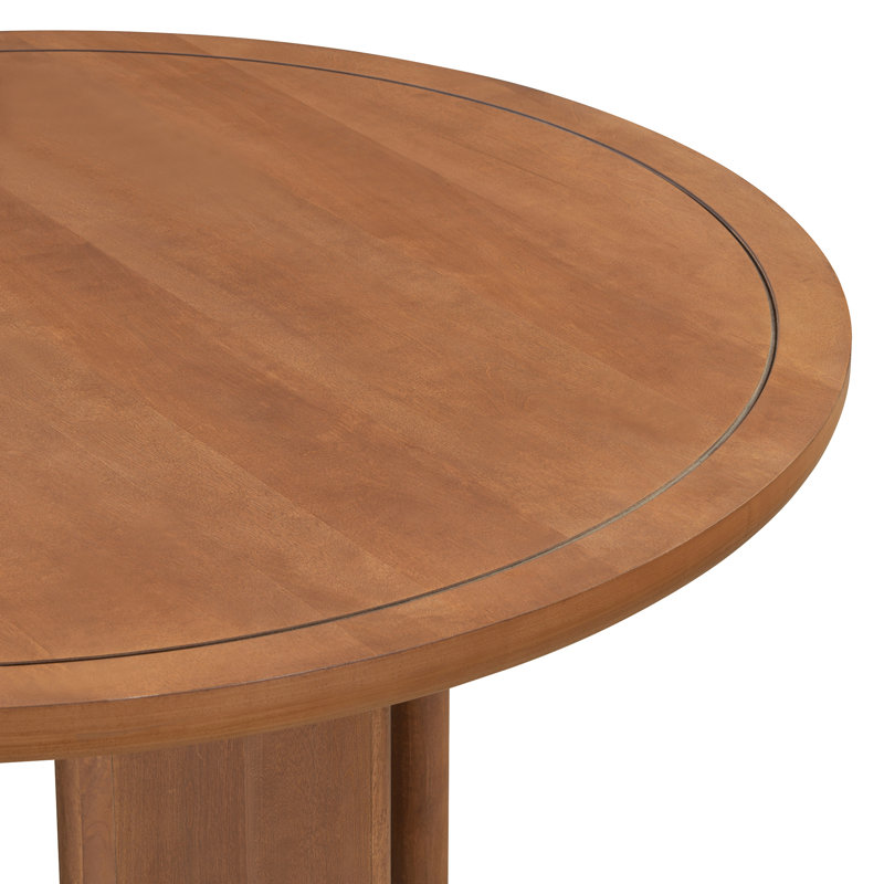 Ensemble de table de salle à manger 5 pièces pour 5 personnes, Brun