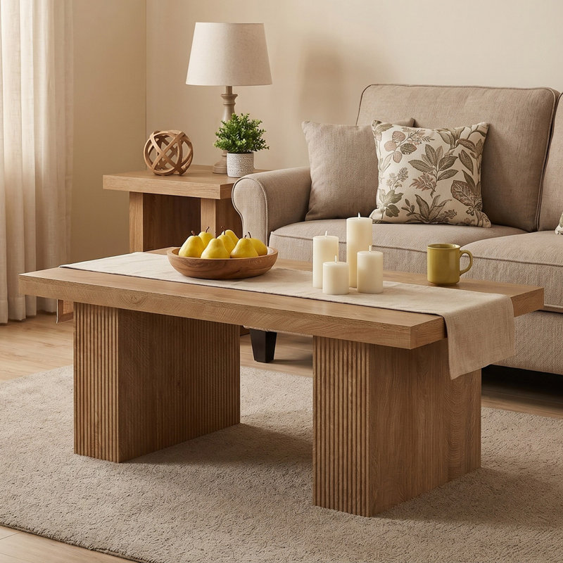 Grande table basse 47,24 "Farmhouse