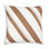 Striped Comfort Brown Pillow