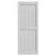 Porte de grange coulissante en bois manufacturé à cadre en H 30 po x 84 po avec quincaillerie d'installation-116661123