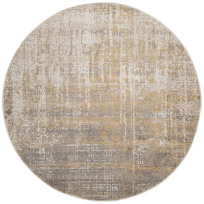 Tapis crème / doré Bethlyn