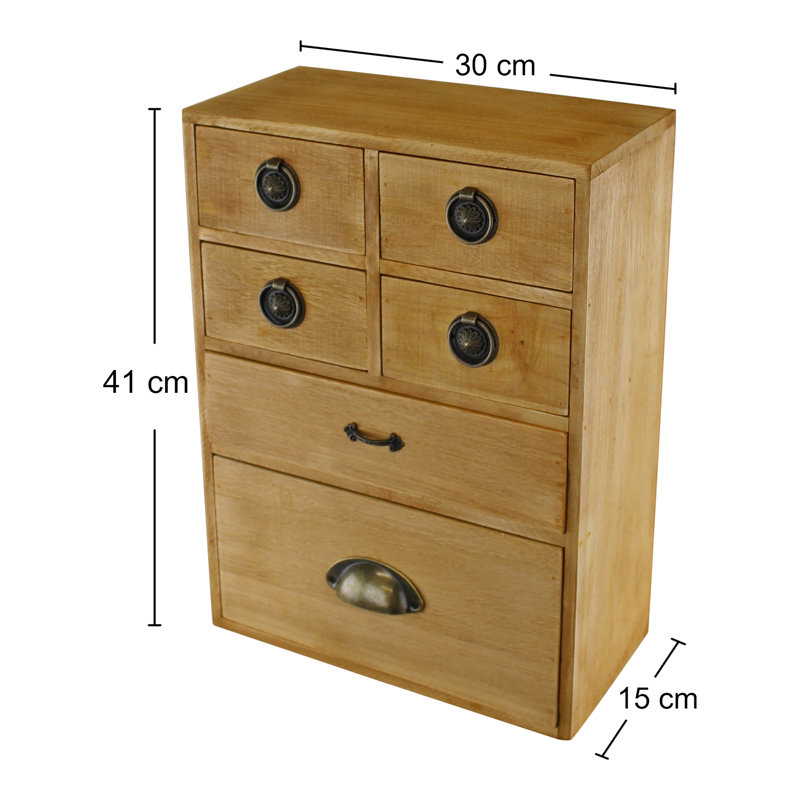 Dews Wood Desk Organiser