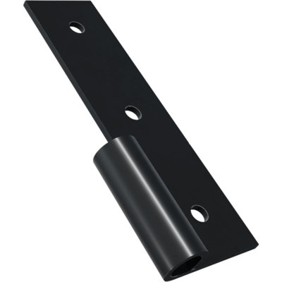SteelTek L-Hinge with 0" Offset Shutter Kit, for Heights 36"-60"  (Includes 4 L-Hinges, 2 Flat Hinges, 6 Pintels on Plate, 1 Pair S-Holdbacks w/ Lag Bolt Shutter Support)