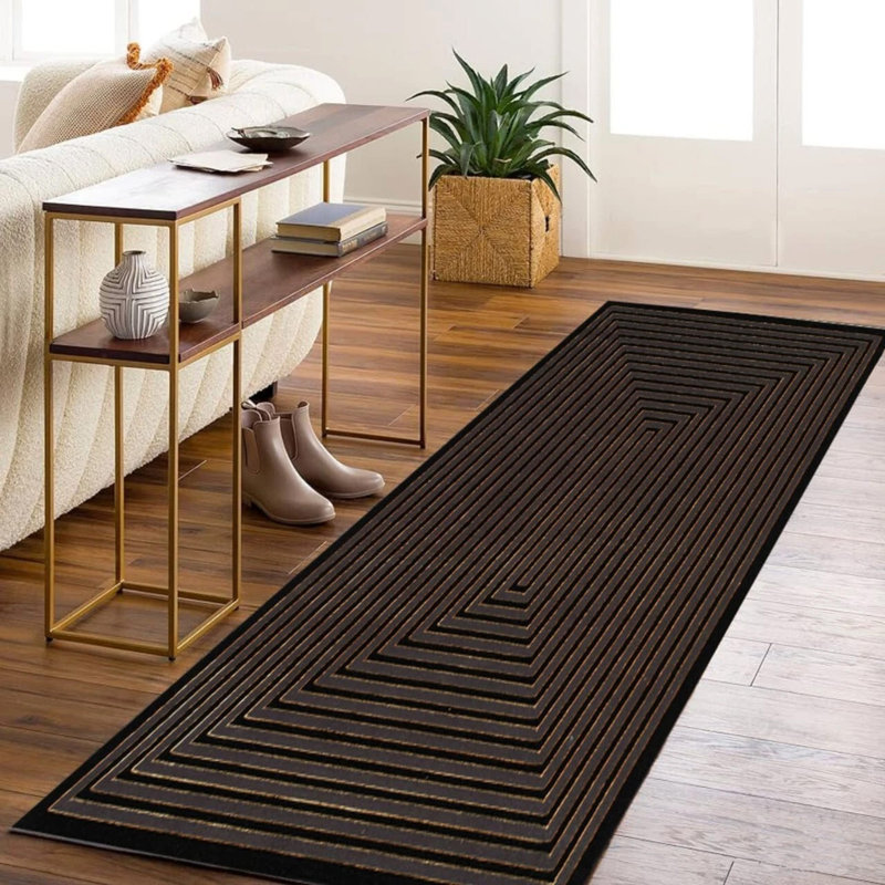Solid Colour Area Rug, Runner 60 x 220 cm