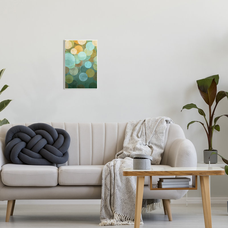 «Stupell Industries Geometric Gradient Circles», art mural sur toile par Brent Nelson, H 15 po x l 10 po x P 0,5 po
