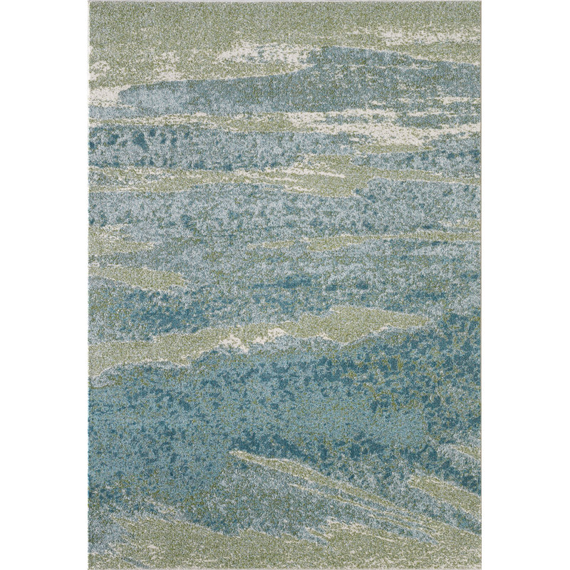 Kohrs Area Rug, Rectangle 3'3" x 4'11", Ocean