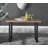 Edzard Industrial Style Wood Effect Dining Table-124157428