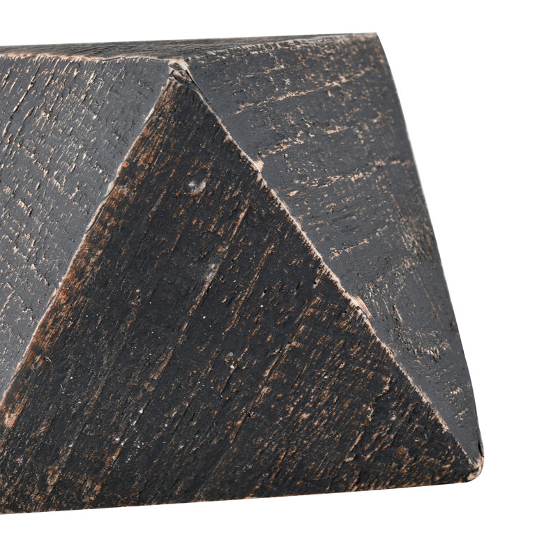 Ensemble de 3 objets de décoration Copas - noir, Noir délavé