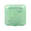 GET EC-17-JA Contenant alimentaire plat à emporter, 9 po x 9 po, jade (ensemble de 12)