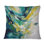 Yellow And Turquoise Order In Complexity I - Abstract Shapes Printed Throw Pillow
