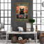 «Blact Cat Take A Bath - 1 pièce», reproduction d'art graphique sur toile tendue-621766898
