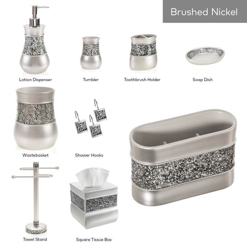 Porte-savon en nickel brossé